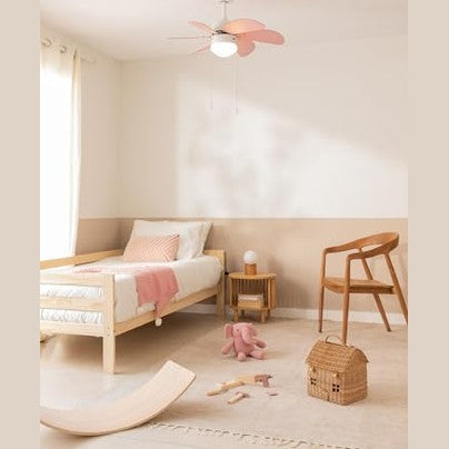 Create - Windeasy Ceiling Fan with Lighting, Reversible Blades, 53W, Quiet, 86cm Diameter, 3 Speeds, AC Motor, Summer/Winter Mode