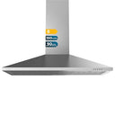 Cecotec Pyramid Extractor Hood - 90 cm Stainless Steel, 65W Motor