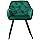 Artiss Dining Chairs - Green Velvet
