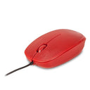 Ngs - Flame Red 1000dpi Optical Mouse, USB Wired, Ambidextrous Design, 3 Buttons