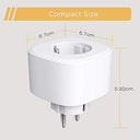 Refoss Wifi Smart Plug (Type F) Compatible With Alexa & Google Home - Voice Control