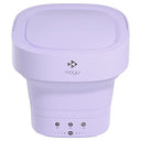 Aditam Portable Folding Washing Machine in Purple - Compact and Efficient