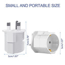 Tishow - 2 Pack UK Travel Adapter with Type G Plug, Compact Design, Universal Compatibility