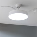 Cecotec - EnergySilence Aero 4200 Ceiling Fan with Retractable Blades, 30W DC Motor, Remote Control, 6 Speeds