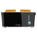 Cecotec - Toast&Taste Extra Double B Toaster, 1350W, Long Slots, Stainless Steel