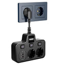 Bochlion Power Strip with USB and Night Light for Home and Office