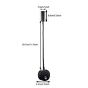Wefoonlo - 3W Flexible Gooseneck LED Wall Light with Plug & Switch for Reading