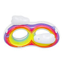 Bestway - 2 Person Inflatable Swim Ring with Rainbow Design & Cup Holders