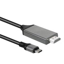 CamKpell - Type C USB-C to HDMI 4K Cable, 1.2 in 1 Function, Black
