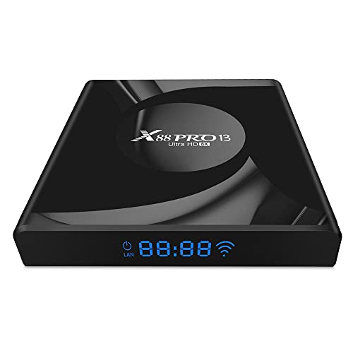 X88 - Android 13.0 TV Box, 4GB RAM, 64GB ROM, RK3528 Quad-Core, WiFi6, 8K HDR10+