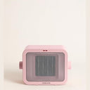 Create - Portable Ceramic Heater in Pastel Pink, 1500W with Thermostat, Dual Power Modes, Overheat Protection