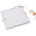 Jandei - 18W Square LED Downlight 4200K, Recessed Design for Home & Office