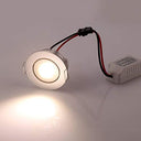 Joyinled Warm White Small 3w Cob Led Recessed Ceiling Light - Adjustable Brightness