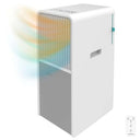 Stay cool with Cecotec's 9000 BTU Portable Air Conditioner featuring remote control, 5 modes, and 360º wheels. Ideal for spaces up to 16 m². Keywords: portable air conditioner, remote control, 9000 BTU