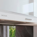 Cecotec - 60 cm Cooker Hood Bolero Flux CM 602200, 220 m3/h Suction, 3 Power Levels, White Finish