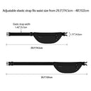 Ryaco - RFID Blocking Money Belt, Waterproof Pouch, Adjustable Waist Bag for Travel