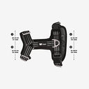 Foxys - No Pull Dog Harness with Reflective 3M, Adjustable Fit, Lightweight Safety Clasp, Small
