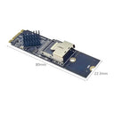 Generic - High-Performance NVMe to Mini Adapter Card, No Cable, Compact Design