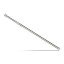 Relaxdays - Telescopic Rod Clamp for Curtains and Shower Curtains, Silver