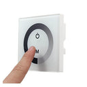 Mseuro - LED Touch Dimmer TM06 Black Panel, Durable, Easy Control, Monochrome Lighting