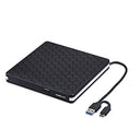 Amicool Slim USB 3.0 Type-C External DVD Drive for PC & Mac