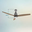 Cecotec EnergySilence Aero 5300 Ceiling Fan With Light - Efficient Cooling