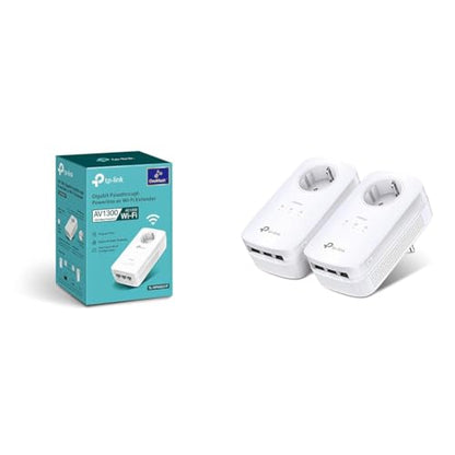 TP-Link - WLAN Powerline Adapter Set TL-WPA8631P & TL-PA8030P KIT
