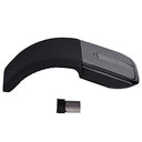 Vikye - Bluetooth Arc Touch Mouse, 2.4GHz, Foldable, USB Receiver for PC & Laptop