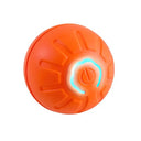 Sulobom Interactive Dog Ball in orange, featuring LED light and durable design