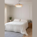 Create - Wind Clear Ceiling Fan with Light, 40W, Ø108 cm, 6 Speeds, Retractable Blades, 3 Light Temperatures, Timer, Summer-Winter Mode