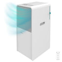 Stay cool with the Cecotec 7000 BTU Portable Air Conditioner featuring LED display, 4 modes, and 360º wheels. Ideal for spaces up to 14 m². Keywords: portable air conditioner, 7000 BTU, LED display