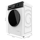 Cecotec - 8 kg Front Loading Washing Machine with Inverter, 16 Programs, Steam