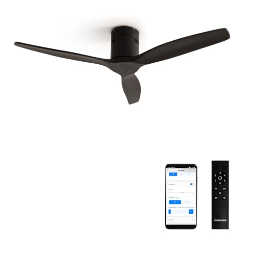 Efficient Windcalm Quiet Ceiling Fan with remote control offers 6 speed settings and a durable DC motor for optimal airflow in bedrooms. Its ultra-quiet operation ensures uninterrupted comfort.