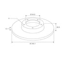 Valeo 197308 Brake Disc For Renault Models - Durable Performance