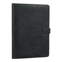 Stylish and durable A4 leather portfolio folder for iPad. Perfect for business meetings, conferences, and everyday use. Shop genuine vintage leather now! Keywords: leather portfolio, A4 folder, iPad case, vintage leather