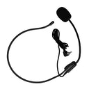 Generic - Mini 3.5mm Head Mounted Wired Microphone for Voice Amplifiers, Lightweight, High-Quality Condenser Mic, Compatible with Various Devices