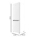 Cecotec - Combi Refrigerator 250L, 2 Doors, Multi Air Flow, No Frost, Energy Efficient