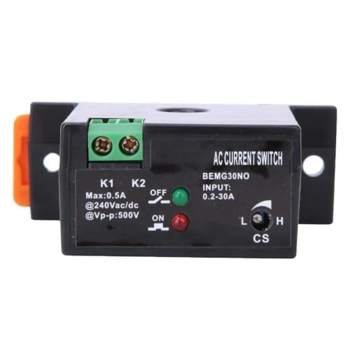 Ottjakin - Adjustable AC Power Switch, Flame-Proof Self-Powered Sensor, Normally Open Design