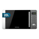 Cecotec Proclean 5010 Flatbed Microwave in White with LED display and modern design