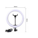 Generic Rgb Led Ring Light With Metal Tripod Stand For Live Streaming