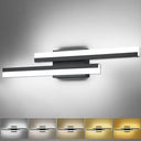 Presde 24 Inch Dimmable LED Bathroom Vanity Light Bar in Black Design