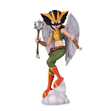 Limited Edition DC Collectibles Hawkgirl Vinyl Figure by Chrissie Zullo. 7.71" tall, beautifully designed by Zullo, sculpted by Matar. Only 3000 made. Collector's favorite!