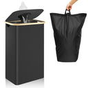 105L Foldable Kitchen Recycling Bin with Lid & Reusable Bag