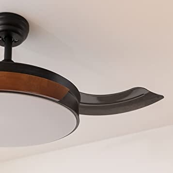 Create - Wind Clear Ceiling Fan with Light, 40W, Ø108 cm, 6 Speeds, Retractable Blades, Timer, 3 Light Temperatures, Summer-Winter Mode
