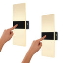 Vomi Battery Operated Wall Sconce Lights Set of 2 - Touch Control