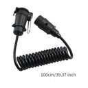Generic - 7 Pin Trailer Extension Cable with Durable TPU Coating and Quality Copper Wire