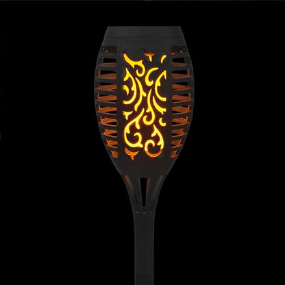 Alpine Corporation - 20" Tall Solar Powered LED Torch Light Stakes (Set of 6)