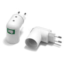 Kanlim E27 to EU Adapter - Lamp Base with Switch for LED Bulbs