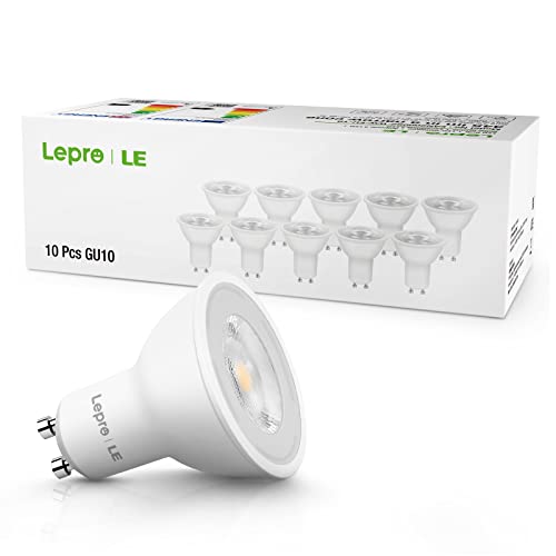Lepro - GU10 LED Bulbs, Warm White 2700K, 4W, 345lm, Pack of 10