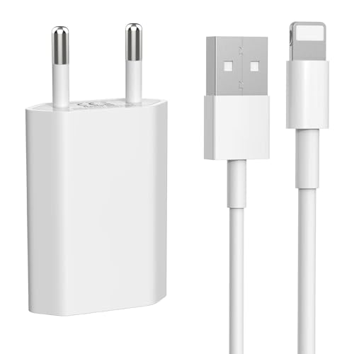 AMZ - iPhone & iPad Charger, 5V 1A USB Charging Cable, Compatible with Multiple Models